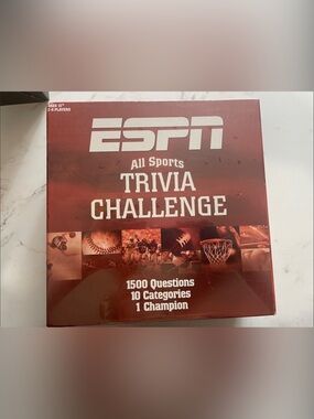 ESPN All Sports Trivia Challenge - Red Sports Trivia Game